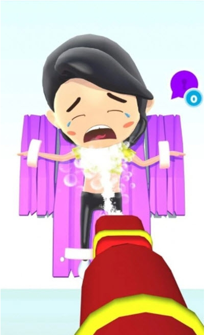 挠笑他