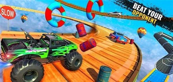 疯狂跑车斜坡Car Stunts Mega Ramp Car 疯狂跑车斜坡Car Stunts Mega Ramp Car