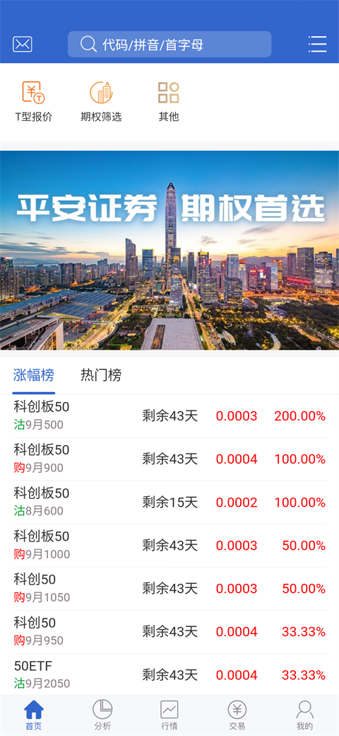 平安汇点期权