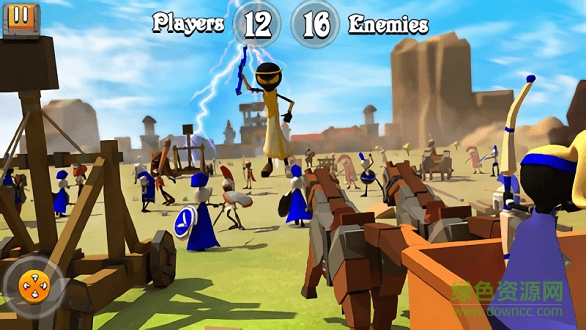 火柴人希腊勇士城堡战争游戏下载