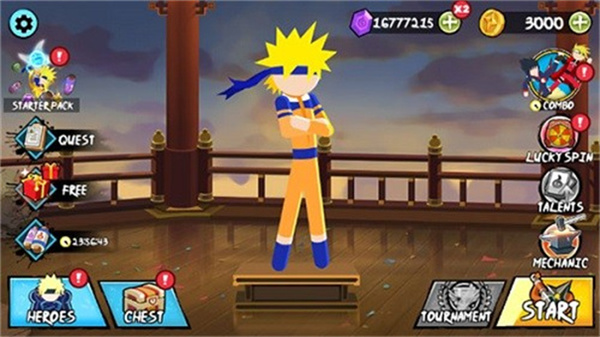 火柴人忍者大战 3v3