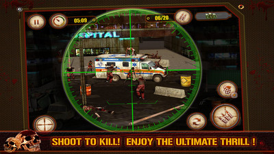 3D Killer: Sniper Vs Zombie