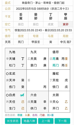 热卜奇门遁甲排盘