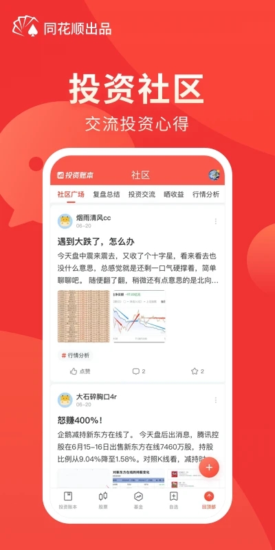 同花顺投资账本