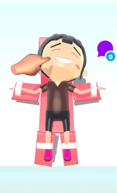 挠笑他