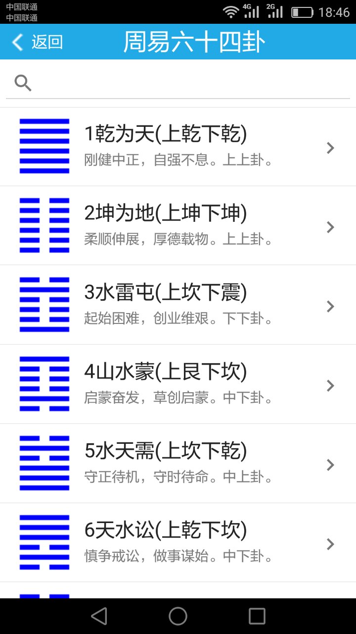 乾之易占卦