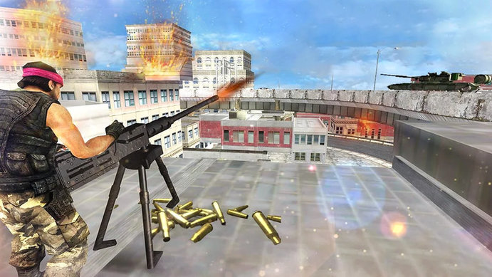 美国陆军反恐射击