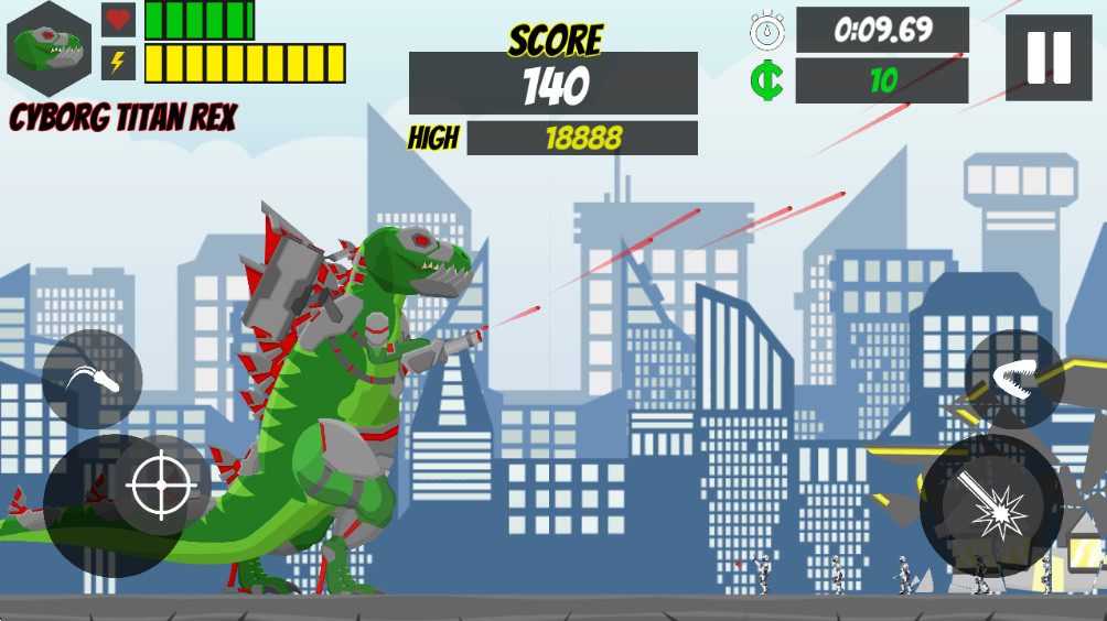 Cyborg Titan Rex: City Rampage安装器