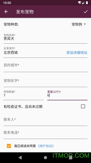 宠物托运