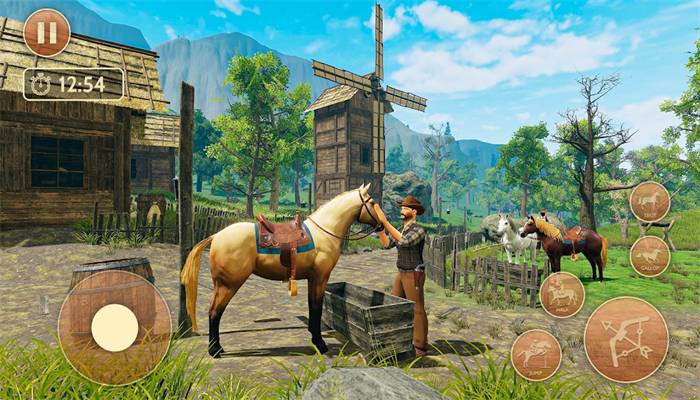 野马奔腾模拟驾驶Wild Horse Games Horse Sim 3D