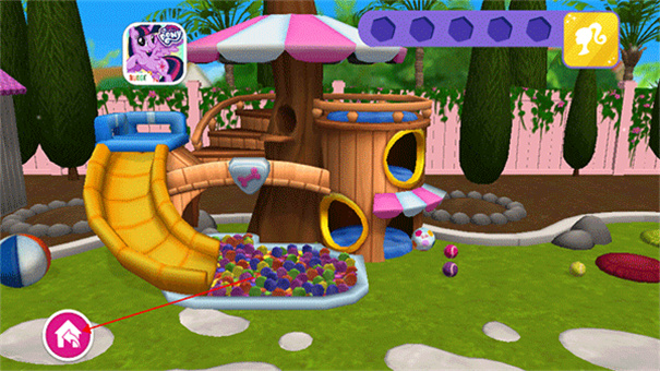 芭比梦幻公主小屋