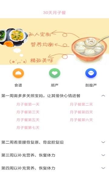 宝妈月子健康名片
