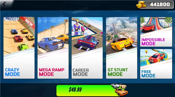 疯狂汽车特技游戏