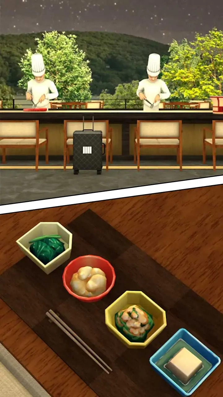 蓝色湖畔与碧绿山峰游戏