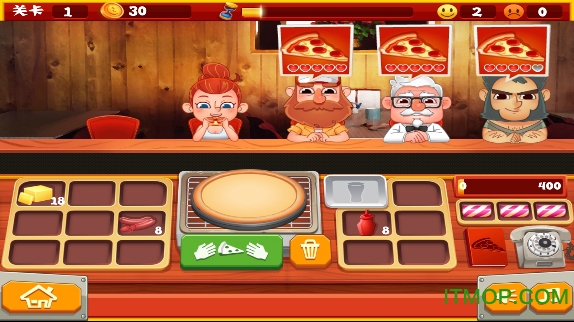 老爹的披萨店中文无敌版(Papa's Pizza Shop)