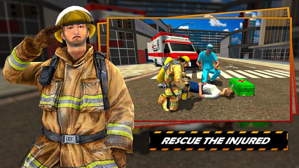 FIRE TRUCK 911 RESCUE & AMBULANCE 1122 RESCUE GAME