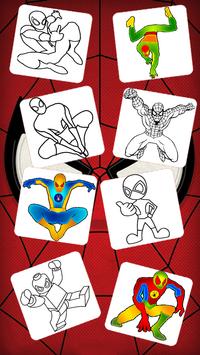 蜘蛛侠超级英雄染色(Coloring Spider Man)