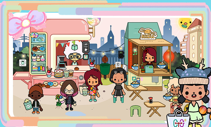 樱花城堡校园小镇