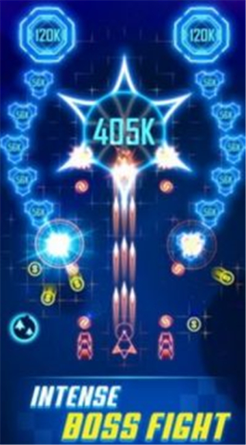 雷电战机飞行风暴（Geometry Wars）