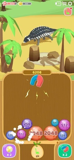 恐龙2048无敌版