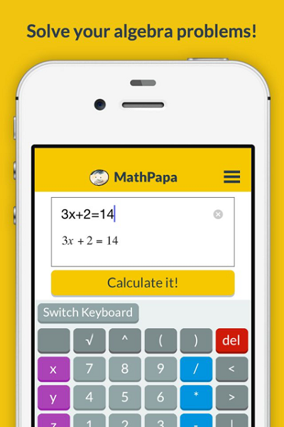 Math Papa代数计算器