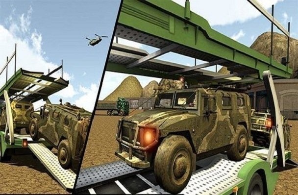 Offroad Army Transporter Sim: Uphill Driving Game
