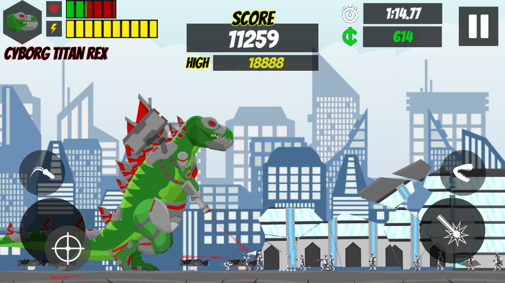 Cyborg Titan Rex: City Rampage安装器
