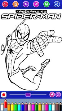 蜘蛛侠超级英雄染色(Coloring Spider Man)