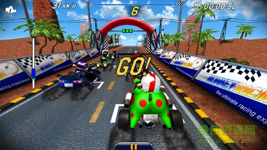 猴子卡丁车游戏(Monkey Racing)