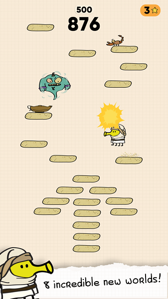 涂鸦跳跃2官方最新版(Doodle Jump 2)