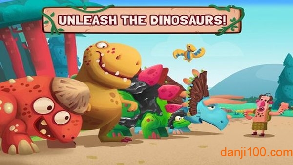 恐龙原始人大战官方版(Dino Bash)