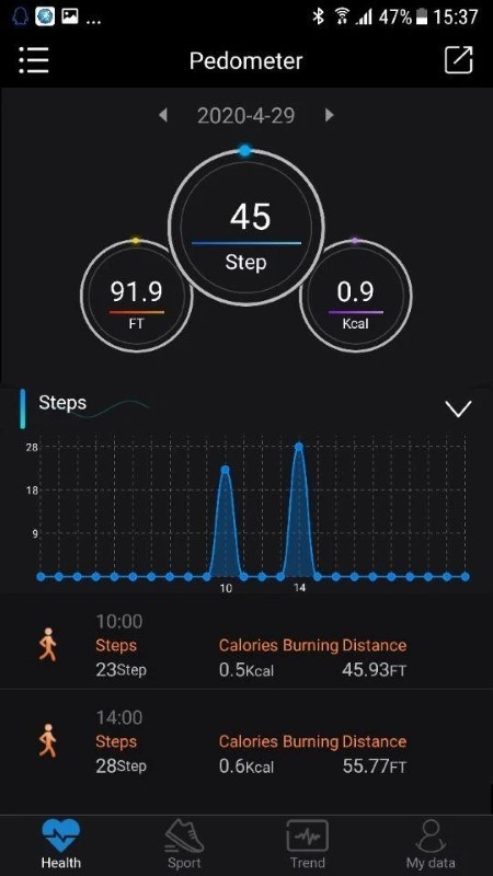 乐动健康手环app