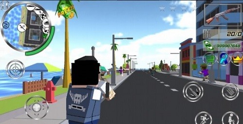 方块人犯罪啦，大量货币