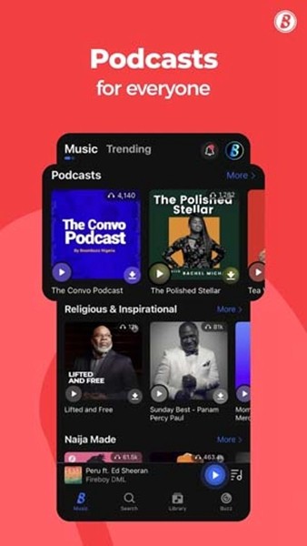 Boomplay高级解锁版 v7.5.35