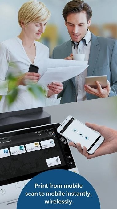 柯尼卡美能达打印机手机app