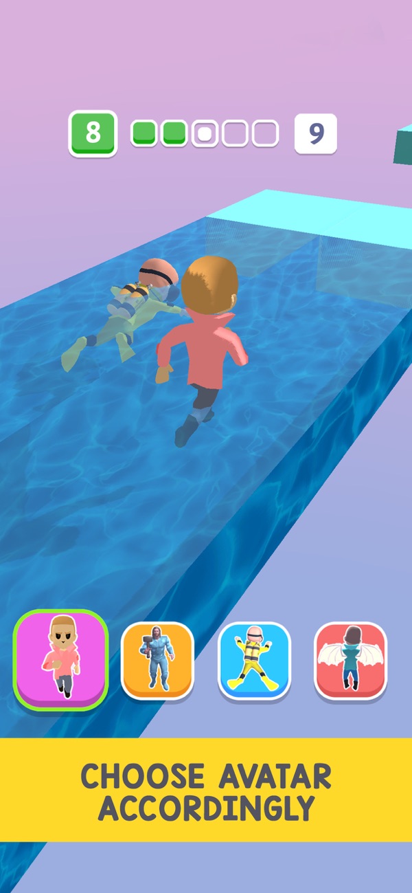 变形种族赛跑游戏