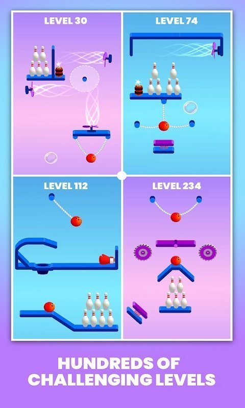 保龄球闯关Tricky Bowling