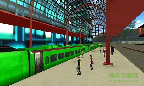 3d列车司机模拟器中文版(3D City Train driver Simulator 2018)