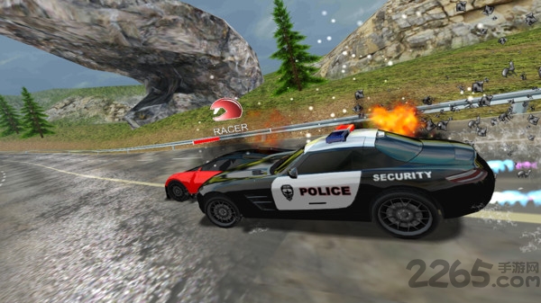 跑车和警察