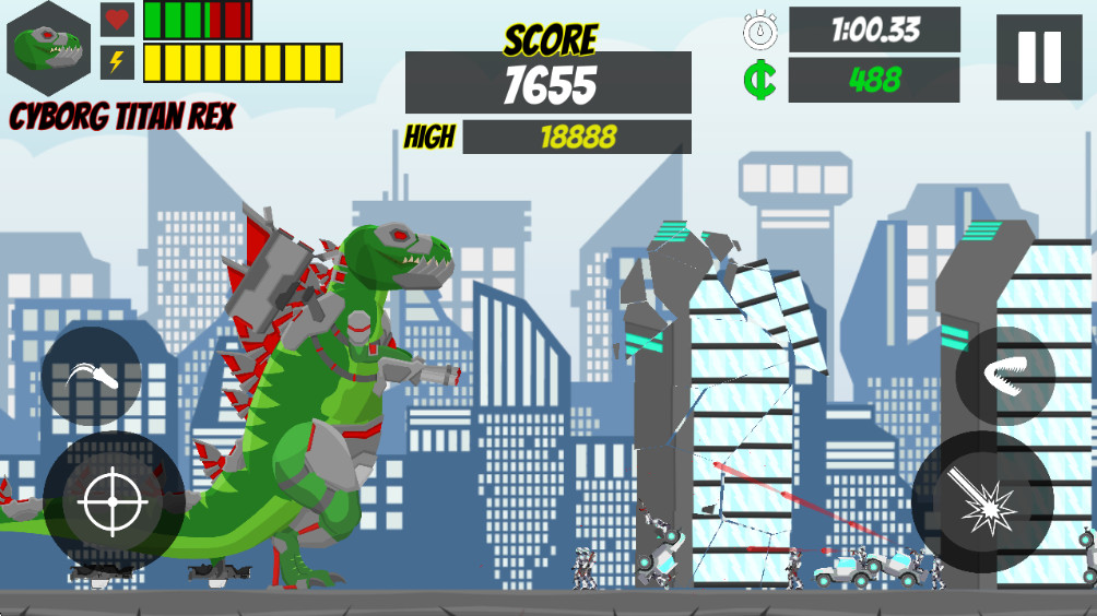 Cyborg Titan Rex: City Rampage安装器