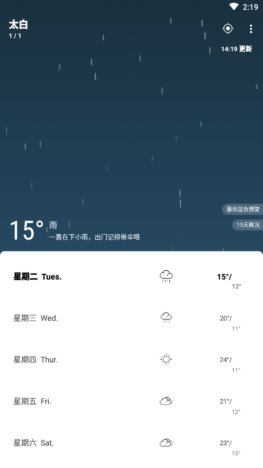 天气佳天气