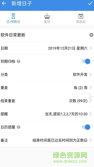 重要日子