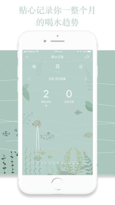 鱼塘喝水提醒app