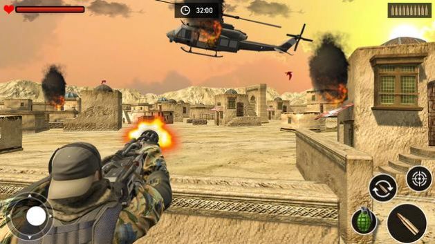 Free Squad Firing :Gun Desert Shooter Battleground