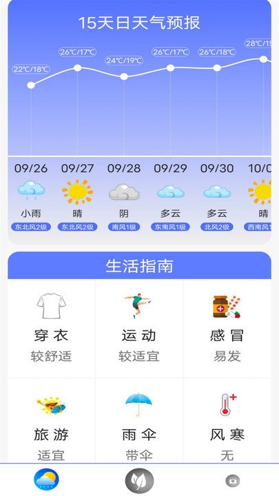 天气通天气预报