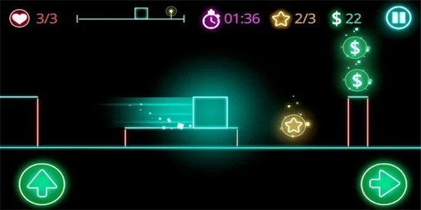 Glow obstacle course(发光障碍道)