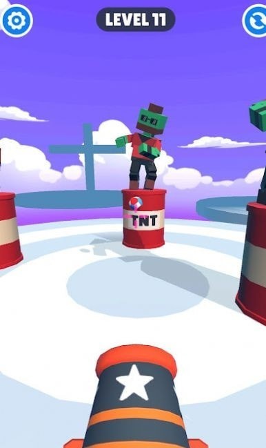 趣味大炮僵尸3D