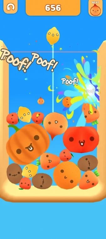 合并水果和蔬菜（Suika 3D Fruit Merge）