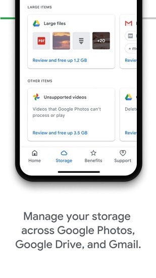 谷歌google one云储存