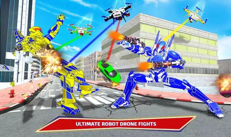 警车机器人汽车(PolicePrisonBusRobotGame)